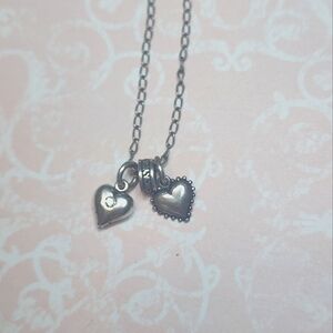 Silver Heart Pendant Necklace
